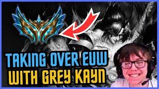 THEBAUSFFS Is Absolutely DESTROYING EUW SoloQ With Grey Kayn!