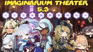 Beating 5.3 Imaginarium Theater Acts 1 - 10 with Ayaka & Navia!