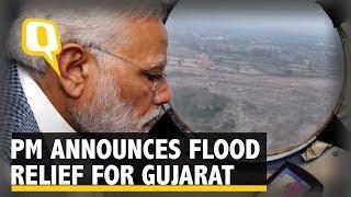 Gujarat Floods: PM Modi Announces Rs 500 Cr For State Disaster Management - The Quint