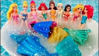 Disney Princess Doll Makeover ~ DIY Miniature Ideas for Barbie - Wig, Dress, Faceup, and More! DIY