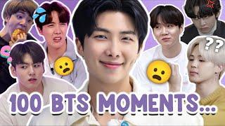 100 ICONIC MOMENTS in the HISTORY of BTS