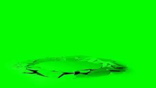 Ground Explosion Green Screen Effect