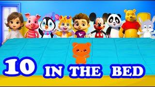 Ten in the Bed  | Kids & Nursery Rhymes | Sing along Song | Animated