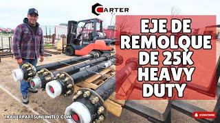 Eje de Remolque de 25K Heavy Duty | Trailer Parts Unlimited