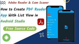 How to Create PDF Reader App in Android Studio | Simple PDF Reader App | PDF Viewer Android Studio