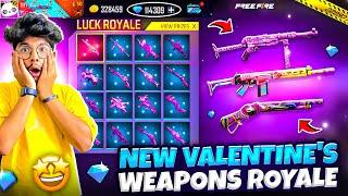 Free Fire New Valentine Weapone Royale All Valetines Gun Skins In 99 Diamonds-Garena Free Fire