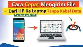 Berhasil ! Cara Mengirim Data Dari HP Ke PC/Laptop Tanpa Kabel Data