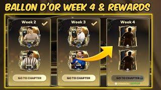 HOW TO GET BALLON D'OR WEEK 4 VOTES TICKETS EVENT PRIMARY STORE REWARDS IN EA FC FIFA MOBILE 24 25