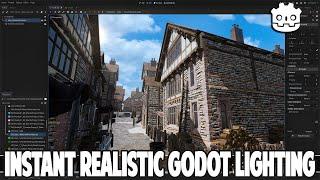 Realistic Lighting in the Godot Engine in One Click
