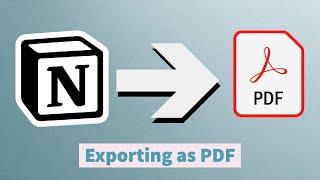 How to Export Notion as a PDF