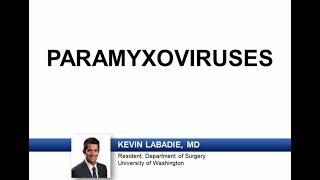 USMLE-Rx Express Video of the Week: Paramyxoviruses