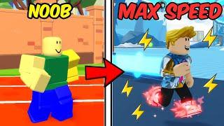 Running At 1,000,000 Speed in Roblox Speed Heroes