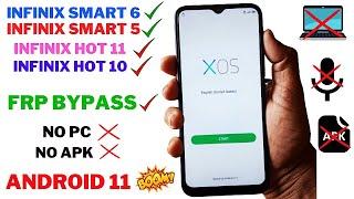 All Infinix Android 11 FRP Bypass 2023 | X688B/X657B/X6611B | Google Account Bypass Without PC