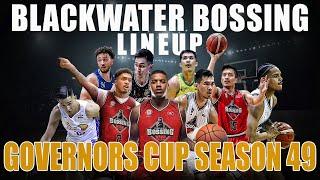 PBA UPDATE BALCKWATER BOSSING LINEUP GOVERNORS CUP SEASON 49