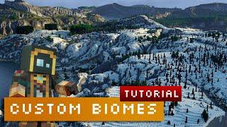 WorldPainter How To Make Custom Biomes With Combined Layers in 10 minutes