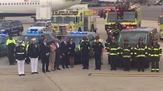 Fallen Marine lands in Boston 9/14/17