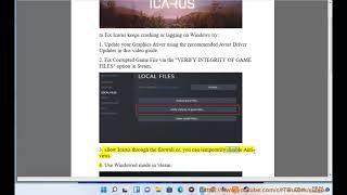 Fix Icarus keeps crashing/lagging issue on Windows 11/10