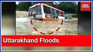 Close Shave For People In Uttarakhand's Haldwani: Cars, Auto Swept Away In Floods