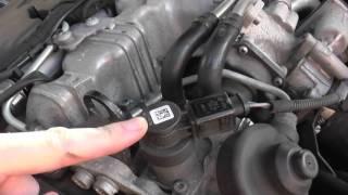 Audi A4 B8 PCV Pressure Control Valve Location 2008 to 2015