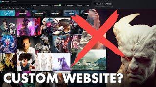 You Don't Need a Custom Website for your Art Portfolio