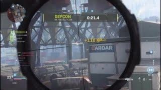 World Record Modern Warfare Silencer Sniper Kill (Threading the needle shot)