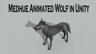 Medhue Animated Wolf for Unity
