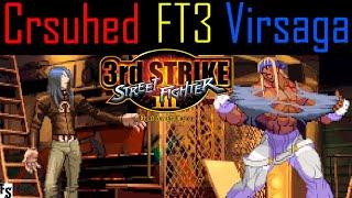 Street Fighter III: Third Strike - Crsuhed [Remy] vs Virsaga [Alex] (Fightcade FT3)