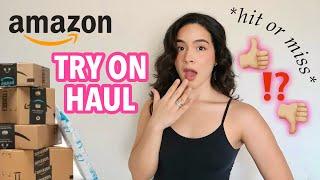 AMAZON CLOTHING HAUL + HOME DECOR HAUL *hit or miss* | Jessica Melgoza