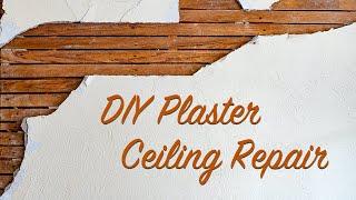 DIY Plaster Ceiling Repair