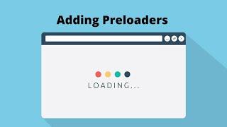 How to add preloader in Website Using gif file