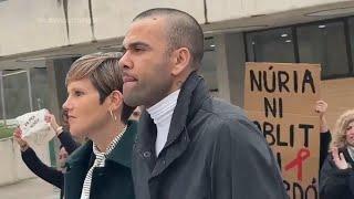 Brazilian footballer Dani Alves out on bail in Spain over rape case