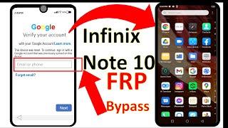 How to Bypass frp Google Account on Infinix Note 10 X693 Without PC.