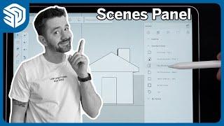 Scenes Panel  - SketchUp for iPad