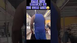 CMAC disrespects a non active lil homie at the slauson swap meet