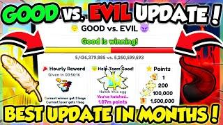 RIP TEAM EVIL GOOD vs. EVIL is BEST UPDATE in MONTHS!! (Pet Simulator 99 Roblox)