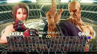 Street Fighter V - All Characters & Colors + Costumes & Stages + DLC (Akira & Oro) *Updated*