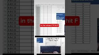 Text to columns shortcut. #excel #exceltips #mexcel #keyboardshortcuts #accounting