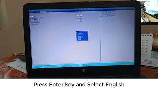 how to change bios language from chinese to english in hp laptop | language change chaina to english