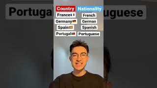 Countries and Nationalities #learnenglish #englishwithjay