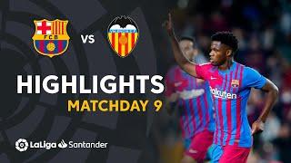 Highlights FC Barcelona vs Valencia CF (3-1)