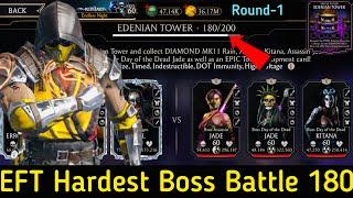 Edenian Fatal Tower Bosses battle 180 Hard Battle 171,172 Fight + Reward | Talent Tree | MK Mobile