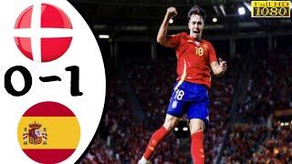 Spain vs Denmark 1-0 Highlights & all goals match day 2024 HD