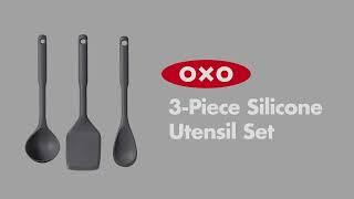 Ultimate Kitchen Trio - OXO's 3-Piece Silicone Utensil Set