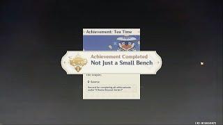 Achievement: Not Just a Small Bench | Genshin Impact