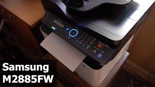 How to make a Photocopy (Samsung M2885FW multifunction laser printer)