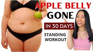 LOSE APPLE BELLY FAT in 30 day challengeweight loss workout that works for beginners, 30 min