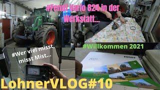 LohnerVLOG#10  Warum zieht der Fendt Vario 824 SCR Luft? CB-Funkgerät installieren auf dem Traktor