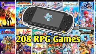 Best 208 RPG Games for PSP