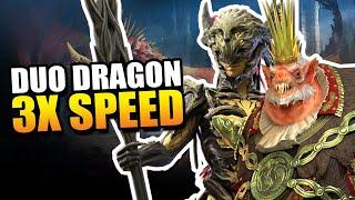 3X Speed - My Duo Dragon Hard 10 Team and Why I WON'T USE IT?!? | Raid: Shadow Legends