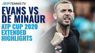 Dan Evans vs Alex de Minaur | ATP Cup 2020 Extended Highlights